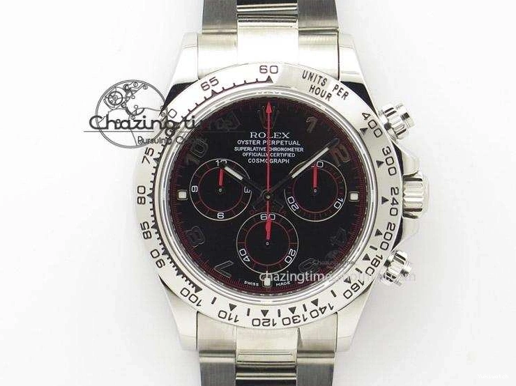 A7750 Edition Dial On SS JF Bracelet Black Daytona Best 116509 0404